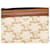 Céline Borsa Clutch Celine Triomphe Marrone Bianco  - vista 4