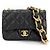 Borsa a tracolla matelassé da donna Chanel Nero