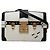 Borsa a tracolla con catena Louis Vuitton Epi Trunk Clutch Nero Bianco