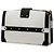 Borsa a tracolla con catena Louis Vuitton Epi Trunk Clutch Nero Bianco - vista 2