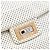 Chanel White Perforated Calfskin Reissue 2.55 East West Accordion Flap Bianco - vista 5