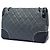 Chanel Gray Paris Salzburg Medium Bicolor gestepptes Lammleder Tyrolean Flap Braun - Ansicht 2