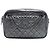 Camera Borsa a tracolla Chanel Reissue 2.55 in pelle di vitello trapuntata metallizzata grigia Medium Marrone Grigio antracite