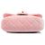 Chanel Mini Flap em veludo acolchoado rosa com fecho duplo - vista 3