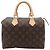 Louis Vuitton Marrone Monogram Speedy 25
