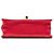 Chanel Red Small Quilted Lambskin Chic Pearls Flap Rosso - vista 3