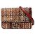 Chanel Brown Mini Quilted Tweed Beauty Lock Flap Marrone