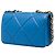 Chanel Blue Quilted Lambskin 19 Wallet On Chain Blau - Ansicht 2