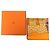 Sciarpa in seta Hermès Orange Ombres et Lumieres 90 Arancione - vista 7