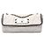 Chanel White Quilted Lambskin East West Mademoiselle Flap Bianco