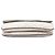 Chanel White Quilted Lambskin East West Mademoiselle Flap Bianco - vista 3