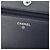 Wallet On Chain Portafoglio con catena in tela decorato con cristalli Chanel Blue Paris Shanghai Blu navy - vista 5