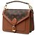 Louis Vuitton Marrone Monogram Retro Biface - vista 2