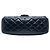 Chanel Blue Quilted Crinkled Patent Reissue 2.55 Double Flap 226 Blu navy - vista 3