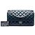 Chanel Blue Quilted Crinkled Patent Reissue 2.55 Double Flap 226 Blu navy - vista 7