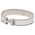 Hermès White Narrow Enamel Clic H Bracelet PM  - view 2