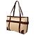 Bulgari Bvlgari Canvas-Tote mit beigem Lederbesatz - Ansicht 2