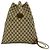 Borsa a coulisse Gucci Brown GG Supreme Marrone