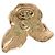 Orecchini Chanel Gold CC in smalto e placcati oro Fall Camellia con chiusura a perno Bianco D'oro Bianco sporco - vista 3