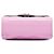 Chanel Pink Mini CC gestepptes Lammleder Top Handle Clutch mit Kette - Ansicht 3