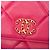 Wallet On Chain Portefeuille à chaîne 19 en agneau matelassé rose Chanel - vue 5