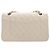 Chanel White Medium Classic Caviar Double Flap Bianco Crudo - vista 2