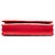 Wallet On Chain Portafoglio Chanel Red CC a righe in vernice con catena Rosso - vista 3