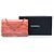 Wallet On Chain Portafoglio Chanel Red CC a righe in vernice con catena Rosso - vista 7