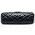 Chanel Black Quilted Crinkled Patent Reissue 2.55 Double Flap 227 Nero - vista 3