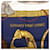 Sciarpa in seta Hermès Blue Grand Uniforme 90 Blu scuro - vista 3