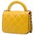 Chanel Yellow Mini Lambskin Paris Le19M Charming Top Handle Flap Giallo - vista 2