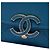 Chanel Blue Medium in pelle di vitello lucida e capra trapuntata Coco Curve Flap - vista 5