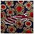 Chanel Blue Gripoix Seidenschal mit Print Blau Marineblau - Ansicht 6