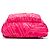 Zaino convertibile Chanel Coco Neige in nylon stampato rosa - vista 3