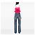 Zaino convertibile Chanel Coco Neige in nylon stampato rosa - vista 5