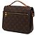 Louis Vuitton Pochette Metis Monogram Marrone - vista 2
