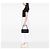 Anello a catena Chanel Black Quilted Calfskin Bijoux Chain Flap Nero - vista 6