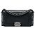 Chanel Black Old Medium Lambskin Boy Reverso Flap Schwarz