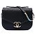 Chanel Black Paris Cuba Medium Quilted Caviar Thread Around Flap Preto