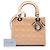 Dior Marrone Medium Patent Cannage Lady Dior Carne - vista 6