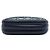 Chanel Blue Quilted Patent CC Crown Double Zip Crossbody Bleu Bleu Marine - vue 3