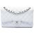 Chanel White Jumbo Classic Caviar Double Flap Bianco