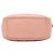 Vanity Beauty case Chanel CC trapuntato in pelle di vitello rosa, piccolo, con manico e catena - vista 3