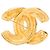 Spilla Chanel Gold CC trapuntata placcata oro D'oro - vista 2