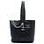 Borsa a secchiello Chanel Black Small Perforated Calfskin Logo Eyelet Nero
