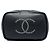 Borsa a secchiello Chanel Black Small Perforated Calfskin Logo Eyelet Nero - vista 3