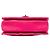 Chanel Pink Jumbo Quilted Lambskin 3 Accordion Double Flap Rosa - vista 3