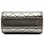 Chanel Borsa a tracolla Chanel Mini CC in agnello metallizzato trapuntato Argento con struttura - vista 3