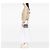 Chanel Borsa a tracolla Chanel Mini CC in agnello metallizzato trapuntato Argento con struttura - vista 6