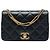 Chanel Black Small Quilted Lambskin On And On Chain Flap Schwarz